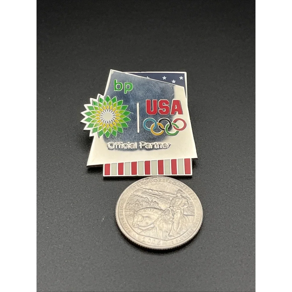 Olympic Games Team USA BP British‎ Petroleum Lapel Hat Pin